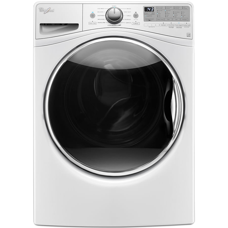 lavadora carga frontal 18 kg alta eficiencia he 7mwfw90hefw blanco